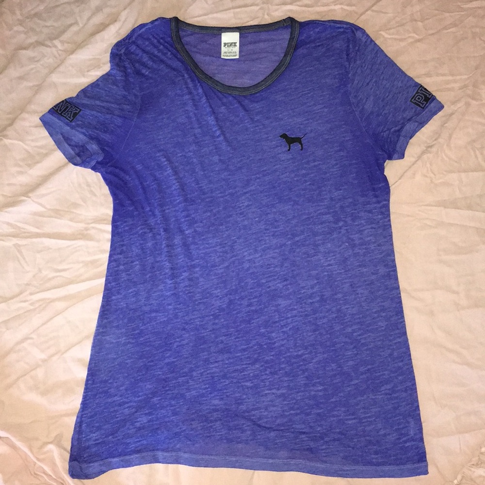 Blue Heathered Pink T-shirt